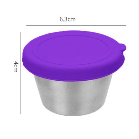 Såskopp Med Silikonlock LILA - high quality