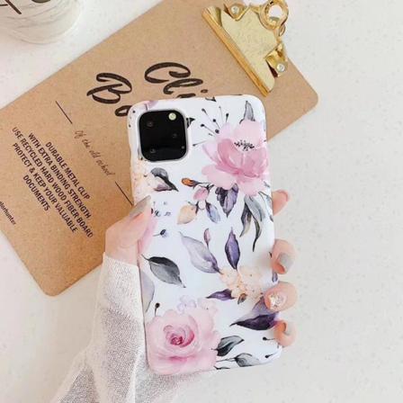 Floral Skal Galaxy A33 5g - Vit