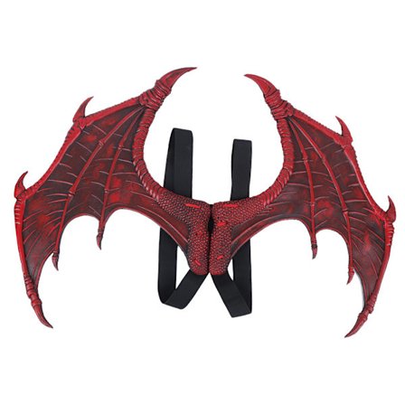 Dragon Wing Props Mardi Gras Cosplay Puku Halloween Juhlakoriste Punainen
