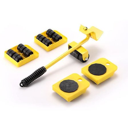 Møbelflyttere / Møbelhjul - Flytt tunge møbler enkelt Gult