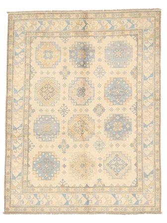 Oriental Kazak Fine Rug 149X192 Beige/Orange Wool, Afghanistan