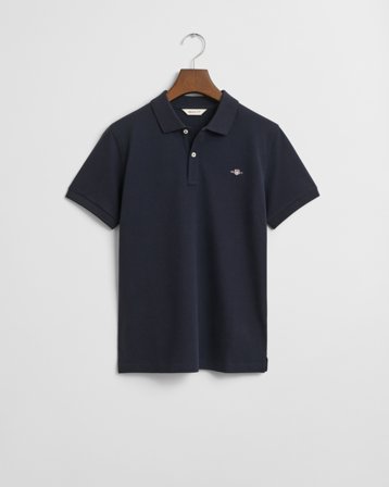 GANT Teenager Piqué Poloshirt (134/140) Marineblau