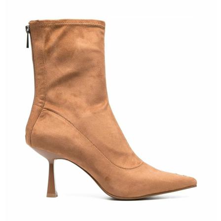 Steve Madden Heeled Laarzen , Bruin , Dames , Maat: 38 1/2 EU Enkellaarsjes
