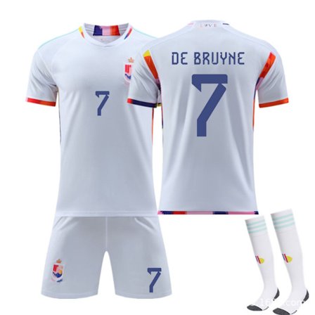 Belgian MM-kisat vierasnumero 7 De Bruyne Hazard -paita