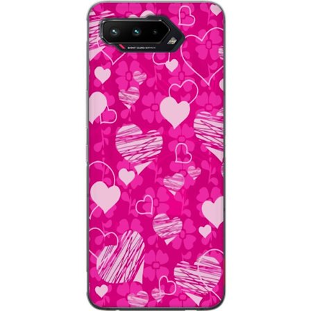 Yhteensopiva Puhelinkuori Asus Asus ROG Phone 5 PopSydänKuviointi