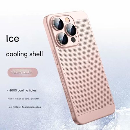 Passer til iPhone 14 mobiltelefon cover varmeafledning nyt ultratyndt åndbart indbygget linsefilm frostet