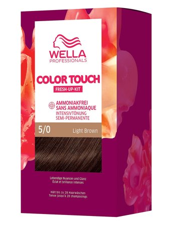 Wella Professionals Wella Professionals Color Touch Pure Naturals Light Brown 5/0 130 Ml - Brown - 130 ML