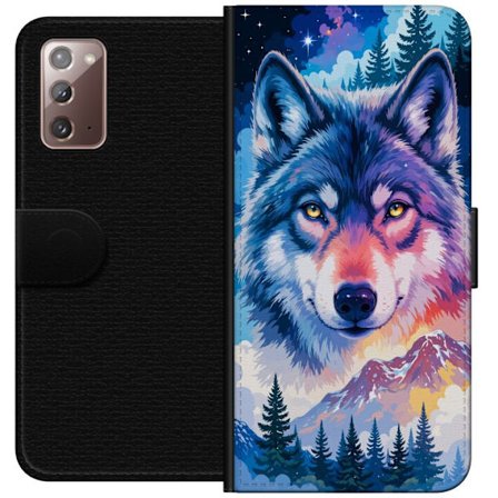 Kompatibel Tegnebogsetui til Samsung Galaxy Note20 Varg neon