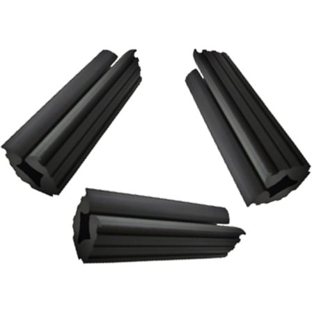 3 Gummi Golf Vise Klemmer - Verktøy for Reparasjon av Golfkølle Skaftgrep