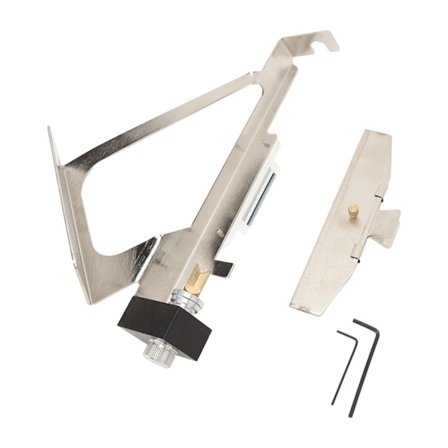 Bueskydning Fletching Værktøj Fletching Jig Rustfrit Stål Klar Skala Justerbar Anti Slip Fjer Stick Bueskydning Pil Tilbehør