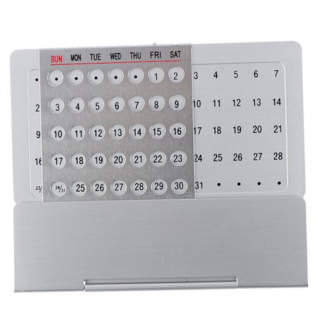 1 Stk Metallfabrikasjon 100 Års evigvarende kalender Kontorsup