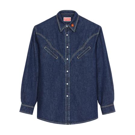 Kenzo, Denim Shirts Niebieski, Mężczyzna, Rozmiar: XL