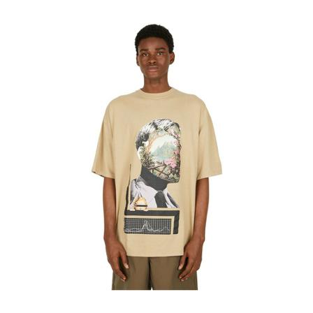 Undercover, Graphic Print T-Shirt Beżowy, Mężczyzna, Rozmiar: L