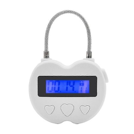 Smart Time Lock LCD-display, Multifunktionell Elektronisk Timer, Vattentät USB Laddningsbar Tillfällig Timer Hänglås