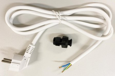 Somatherm 9411763 Sladdställ 1,5 m, ojordad, Badrum