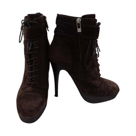 Yves Saint Laurent Vintage, Pre-owned Boots Bruin, Dames, Maat:ONE Size