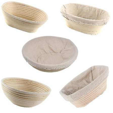 Oval Brödform i Rattan för Jäsning