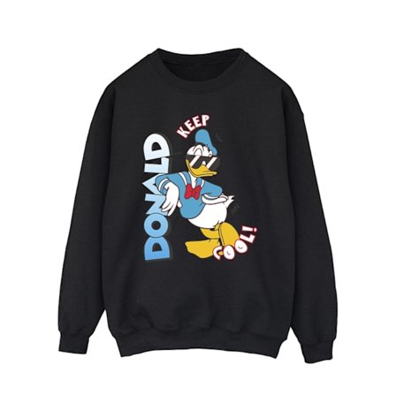 Disney Herr Donald Duck Cool Sweatshirt XXL Svart