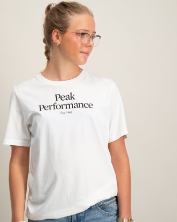 Peak Performance Jr Original Tee Cremefarben T-Shirts Mädchen - Kids Brand Store