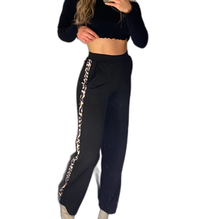 Kostymbyxor med leopard Miss Selfridge