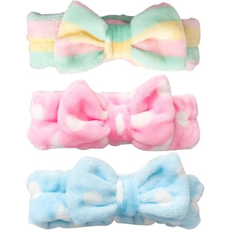 3 stk Spa Hodebånd Hårbånd Dame Sminke Elastiske Hårbånd