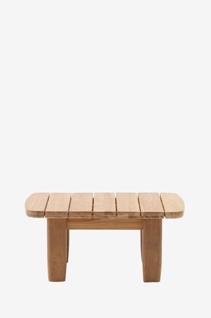 Kave Home - Tirant sivupöytä massiivisesta teak-puusta 100% Fsc 70 x 70 cm. - Ruskea - Sivupöydät - - Homeroom