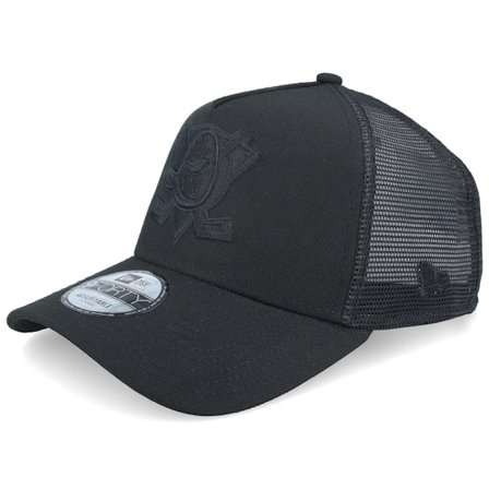 New Era - NHL Schwarz trucker Cap - Hatstore Exclusive x Anaheim Ducks 9FORTY A-frame Trucker @ Hatstore