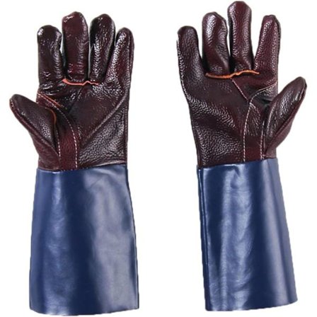 Sveisehansker Termisk Gnistrebestandig Lær Sveisehanske, Slitasjebestandige Verne Hansker, for Sveisere, Peis, BBQ