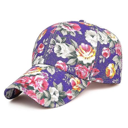 Sommer Blomsterprint Sport Mesh Casual Justerbar Kasket med Skygge