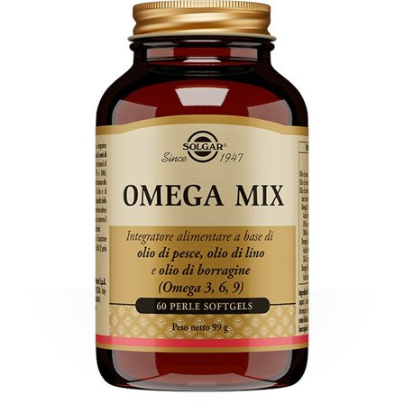 Solgar Omega Mix 60 Perle - Integratore Omega 3-6-9 Qualità
