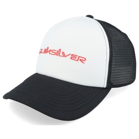 Quiksilver - Vit trucker Keps - Omni White/Black Trucker @ Hatstore