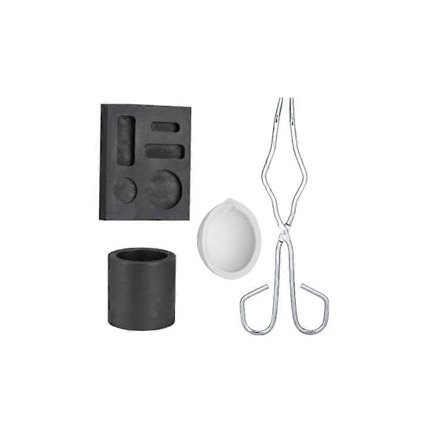 Metalsmeltningssæt Brænder Smeltning Grafit Digel Sæt Til Eksperimenter Termisk Ledningsevne 4 Stk