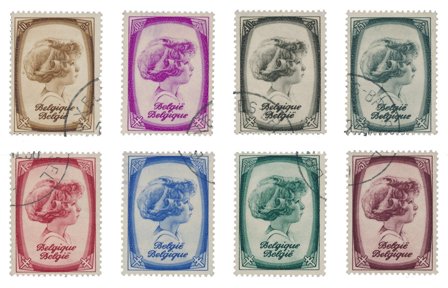 Belgien 1937 - OBP 488/95 - Stemplet