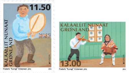 Grønland - EUROPA 2014 - Postfrisk sæt 2v
