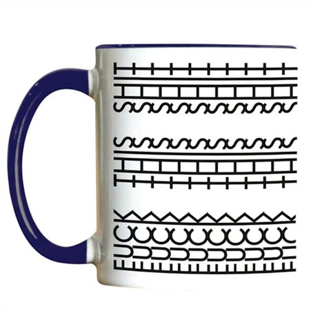 Fu-ck This Sh-it Skjult Besked Kaffekrus Unik Sjov Skør Krus Til Kvinder Mænd Gave Til Arbejde Bedste Venner