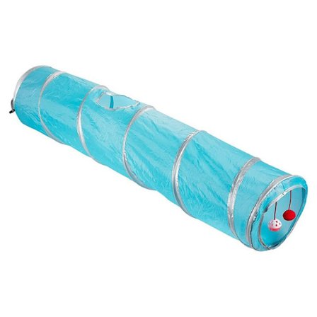 Kattunnel Husdjur Leksak Hopvikbar Utomhus Inomhus Pussel Träning med Rolig Boll