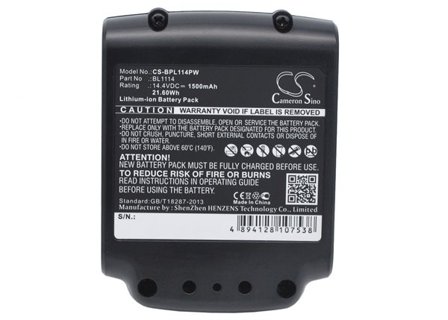 Elværktøjsbatteri til Black & Decker ASL146BT12A, ASL146K, ASL146KB og andre.