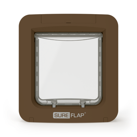 SureFlap - Mikrochip kjæledyrdør brun - Katt - Kattesikkerhet & dører - Katteluker & kattedører - ZOO.no