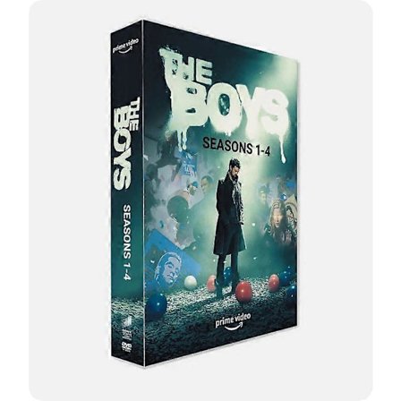 The Boys - kaudet 1-4, täydellinen sarja, 12 DVD-levyä, uusi