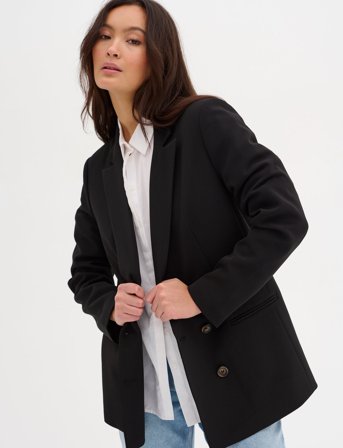My Essential Wardrobe 27 The Tailored Blazer - Black - 38