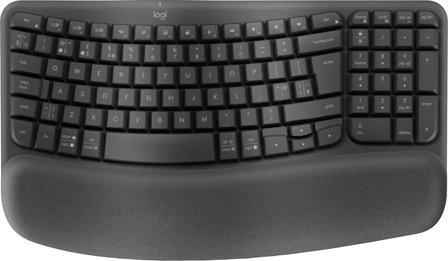 Logitech Wave Keys for Business - tastatur - QWERTY - Storbritannia - grafitt