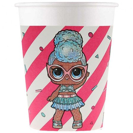 LOL Pahvimukit 8 pakkausta