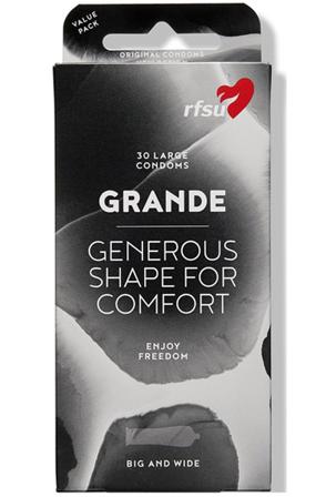 RFSU Grande Kondomer 30st Stora kondomer - Blushme.se