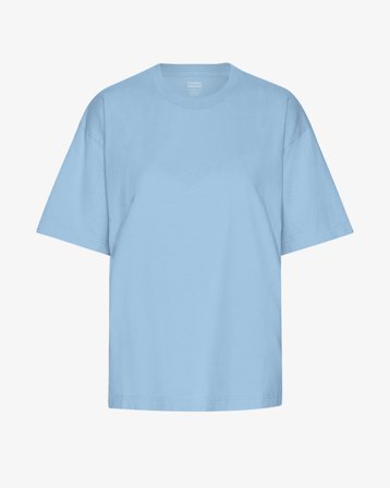 Oversized Organic T-Shirt - Seaside Blue S