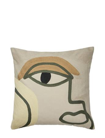 Manon Cushion Cover Home Textiles Cushions & Blankets Cushion Covers Beige Broste Copenhagen