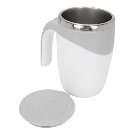 Automaattinen itsestään sekoittuva kuppi, 380 ml magneettinen itsestään sekoittuva kuppi, lahja kahville ja teelle