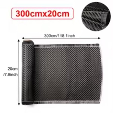 150 paksuinen hiilikuitukangas, tavallinen hiilikuitukangas kaupalliseen käyttöön 300 cm