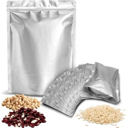 55 7x10 tum Mylar-påsar för livsmedelsförvaring, Mylar-vakuumpåsar Myla