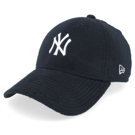 New Era - MLB Svart adjustable Keps - New York Yankees Womens Cosy 9FORTY Black/White Adjustable @ Hatstore