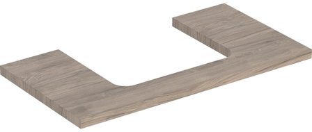 Geberit ONE 505.283.00.6 Bänkskiva 90 cm Valnöt, Badrum